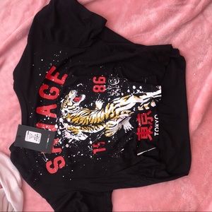crop top tiger top